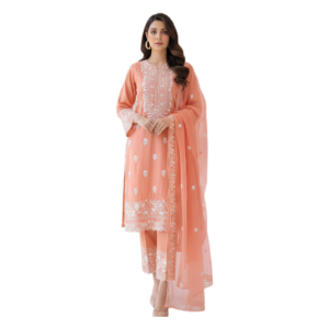 *lawn cotton multani embroidered unstitced 3pc✓*