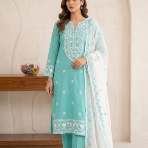 *LAWN COTTON MULTANI EMBROIDERED UNSTITCED 3pc✓*