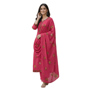 lawn cotton embroidered sequence luxury unstitched 3pc✓*